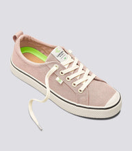 Load image into Gallery viewer, OCA Low Stripe Rose Canvas Sneaker Women
