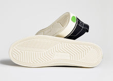 Load image into Gallery viewer, OCA Low Stripe Washed Black Canvas Contrast Thread Sneaker Women
