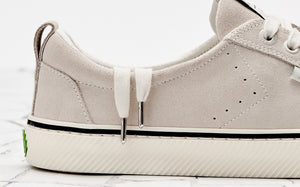 OCA Low Stripe Off White Suede Sneaker Women