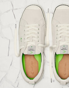 OCA Low Stripe Off White Suede Sneaker Women