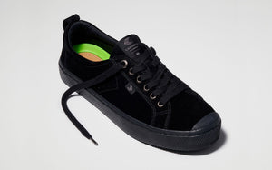 OCA Low All Black Suede Sneaker Women