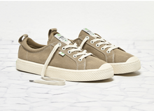 Load image into Gallery viewer, OCA Low Washed Burn Sand Canvas Contrast Thread Sneaker Men
