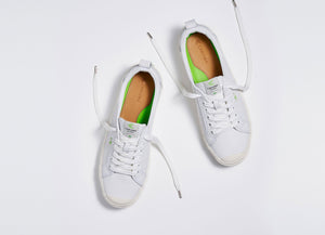 OCA Low White Premium Leather Sneaker Women