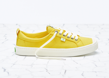 Load image into Gallery viewer, OCA Low Yellow Canvas Sneaker Women
