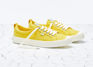 OCA Low Yellow Canvas Sneaker Men