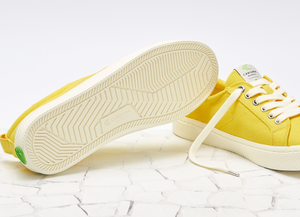 OCA Low Yellow Canvas Sneaker Women
