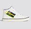 Load image into Gallery viewer, OCA High Stripe Off White Baron Von Fancy Canvas Sneaker Men
