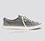 OCA Low Stripe Charcoal Grey Suede Sneaker Men