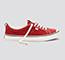 OCA Low Stripe Samba Red Suede Contrast Thread Sneaker Men