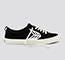 Load image into Gallery viewer, CATIBA Low Black Suede Ivory Logo Sneaker Women
