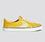 Load image into Gallery viewer, CATIBA Low Stripe Spice Yellow Suede and Canvas Contrast Thread Sneaker Women
